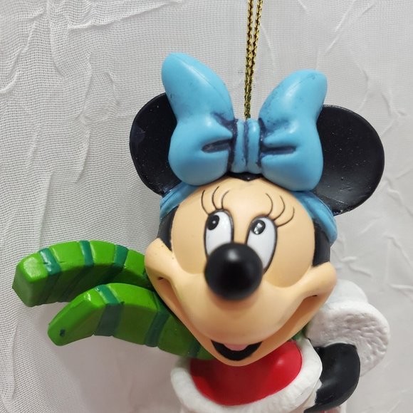 Disney Christmas Magic Minnie Mouse Ice Skating  Ornament bright colors Grolier - Picture 6 of 10
